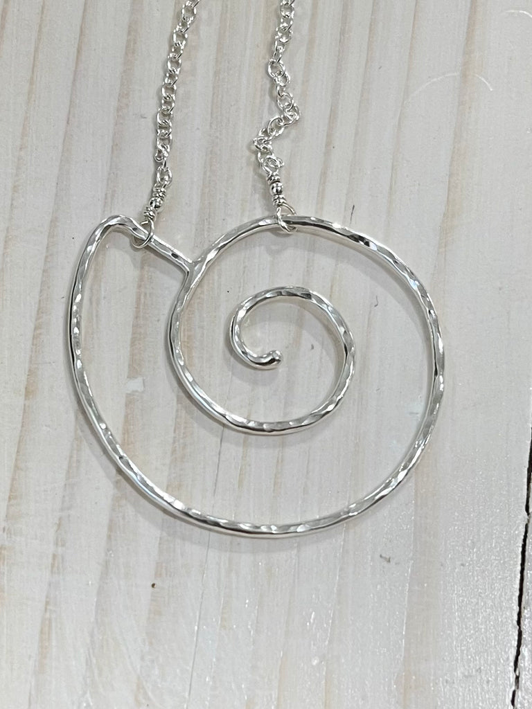 Nautilus shell necklace