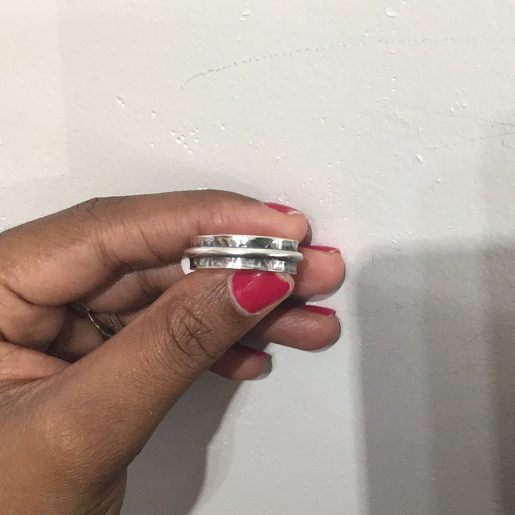 Silver ring 9 3/4