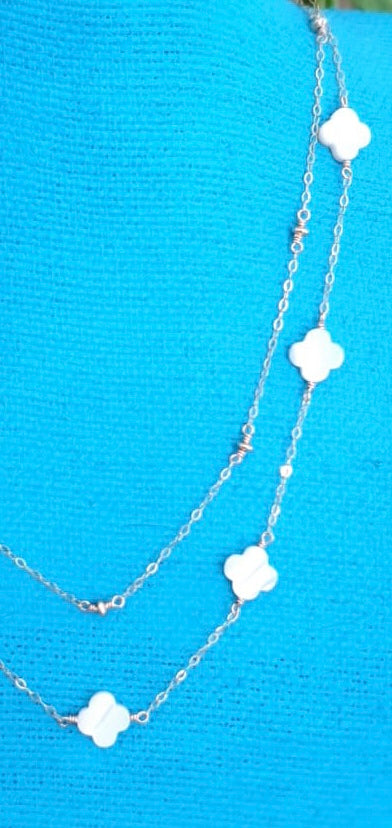 Mother of pearl GF necklace